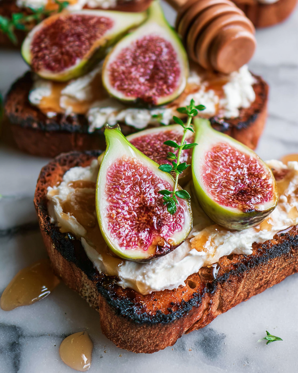 Fig Toast With Feta